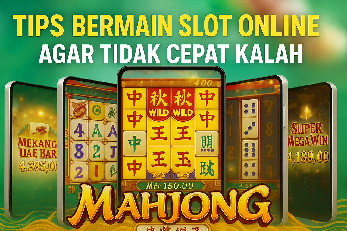 Tips Bermain Slot Online Agar Tidak Cepat Kalah